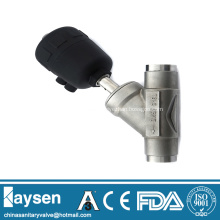 DIN Food grade welded angle seat valves